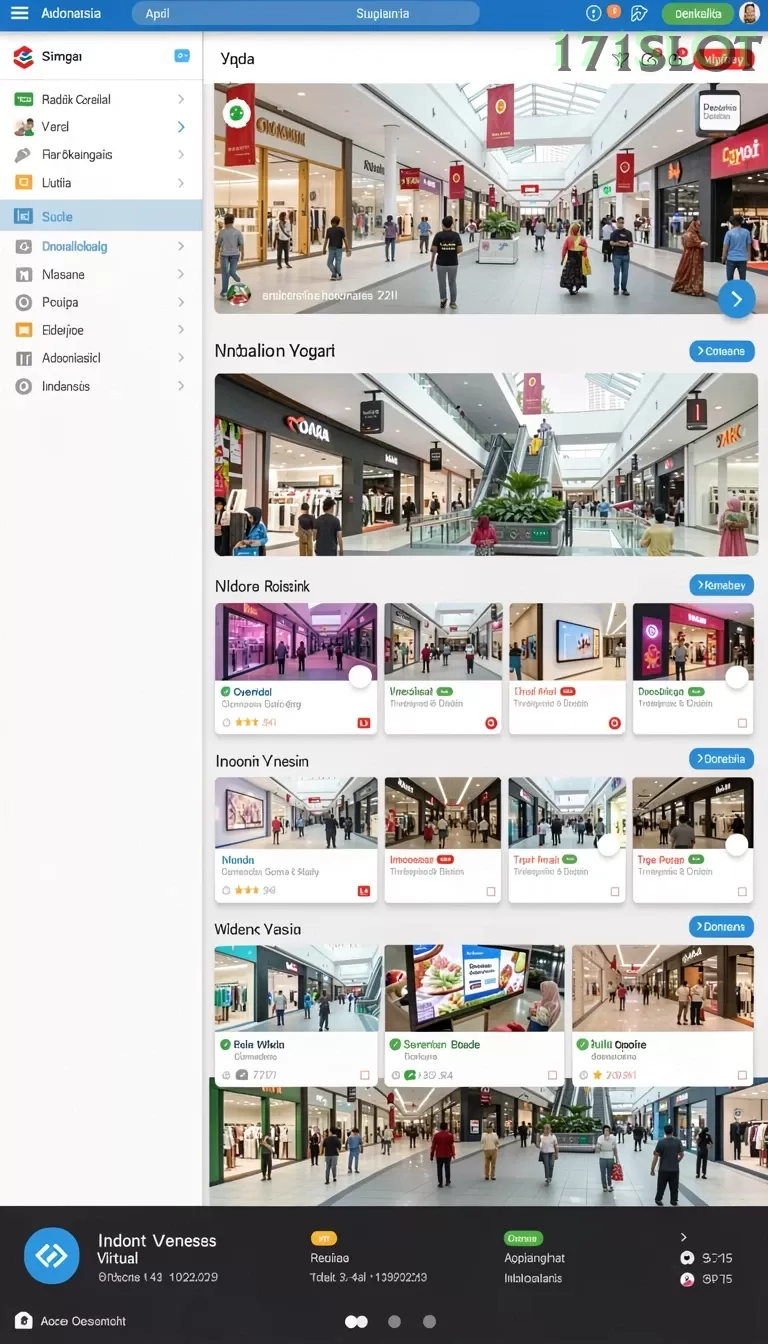 Cuplikan layar PPRRYY — menu navigasi